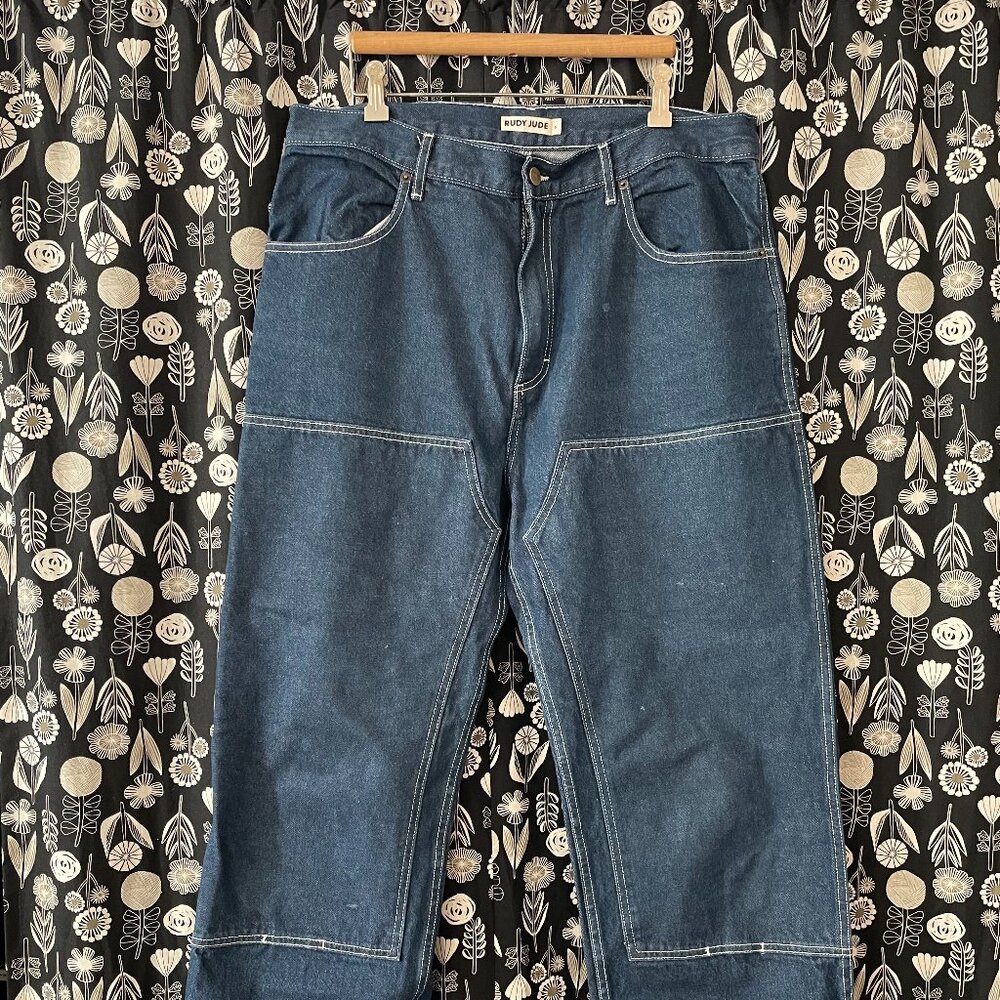 Rudy Jude Utility Jeans Size 6 Indigo size 32